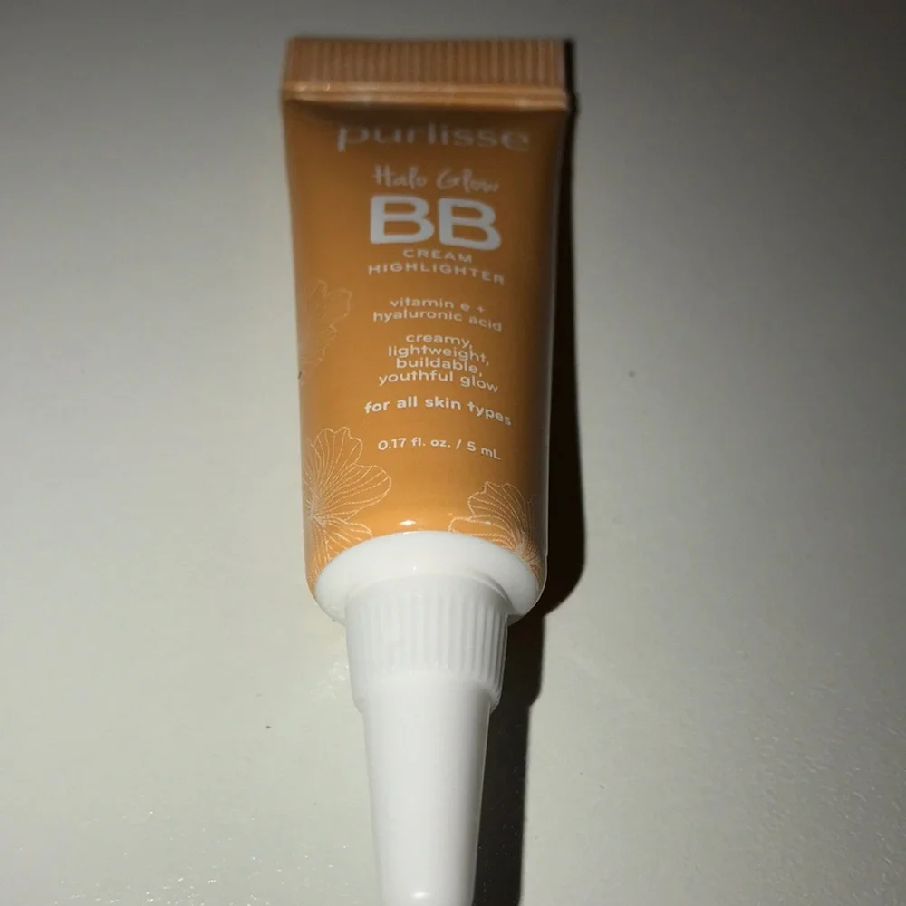PURLISSE BEAUTY Halo Glow BB Cream Highlighter - Champagne Gold NEW